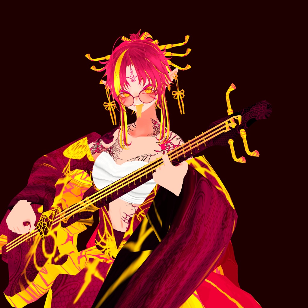 婆娑羅 響華【素体vroidデータ付き】