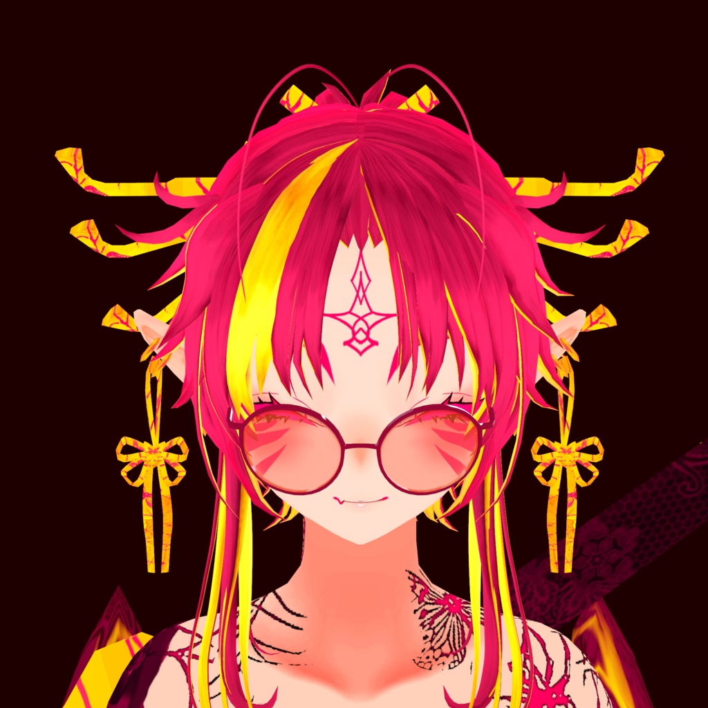 婆娑羅 響華【素体vroidデータ付き】