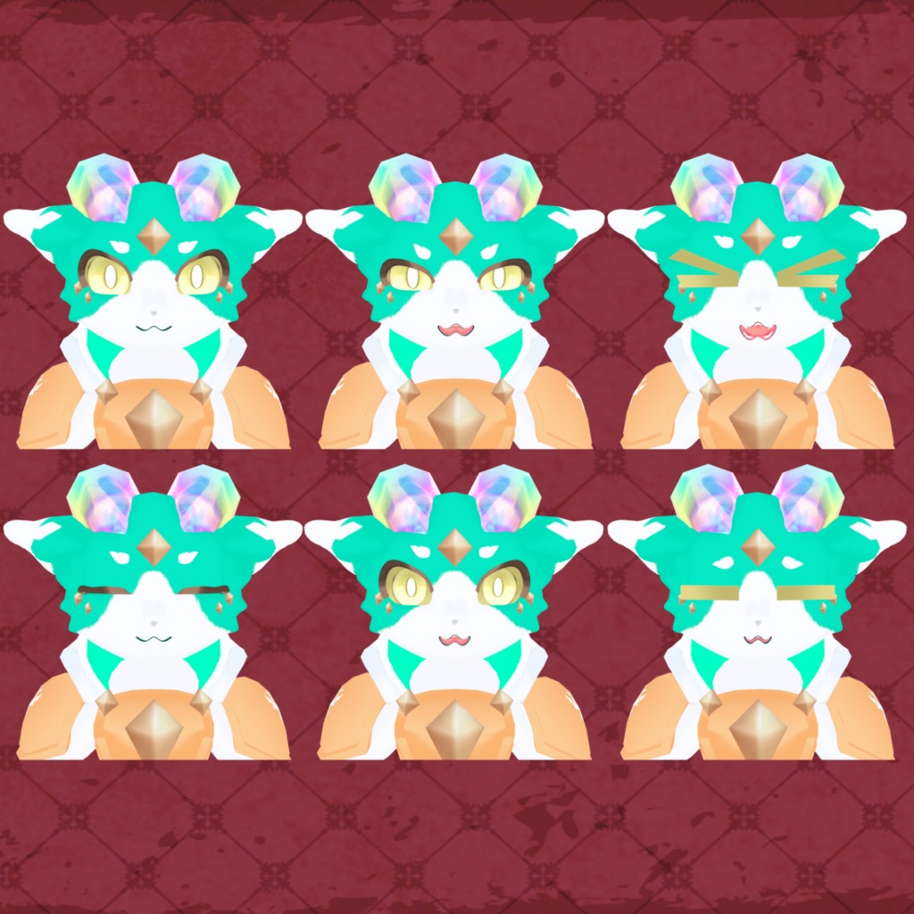 「リトス/エクラト」【素体vroidデータ付き】