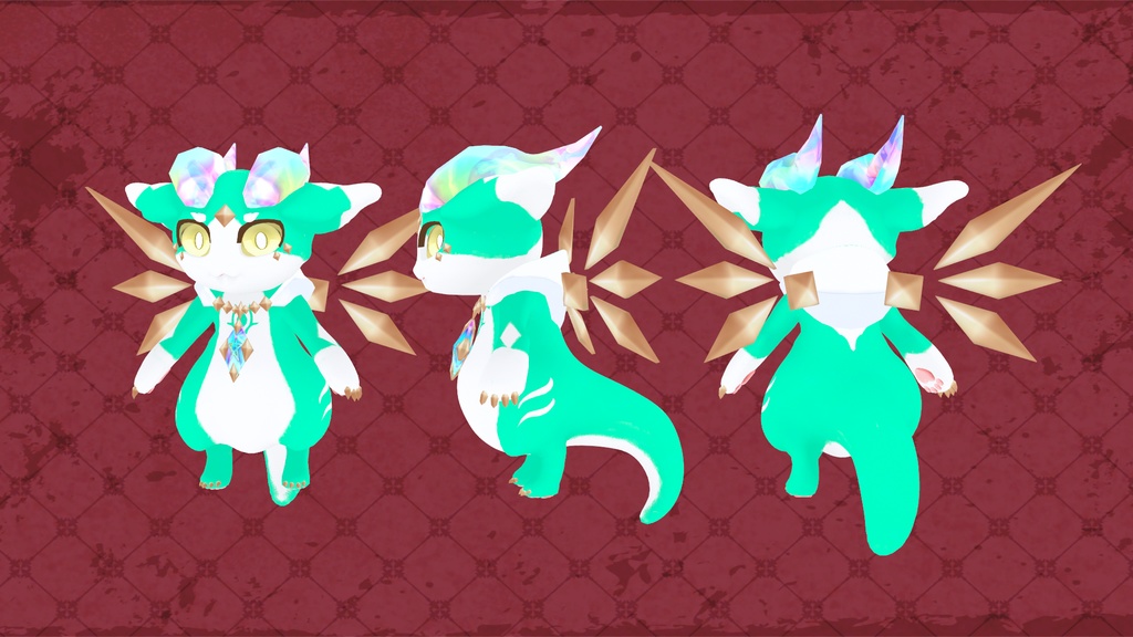 「リトス/エクラト」【素体vroidデータ付き】