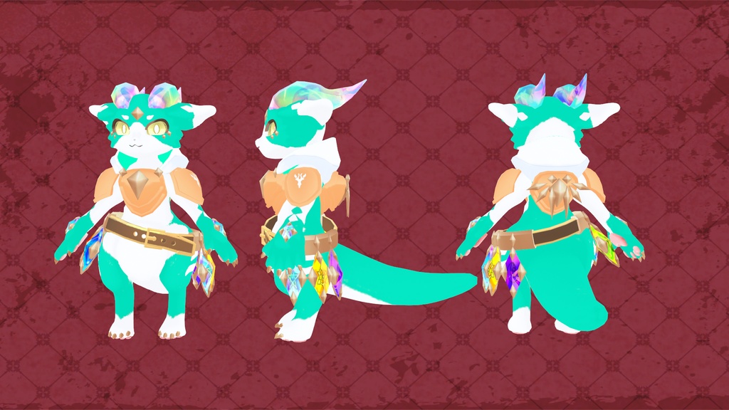 「リトス/エクラト」【素体vroidデータ付き】