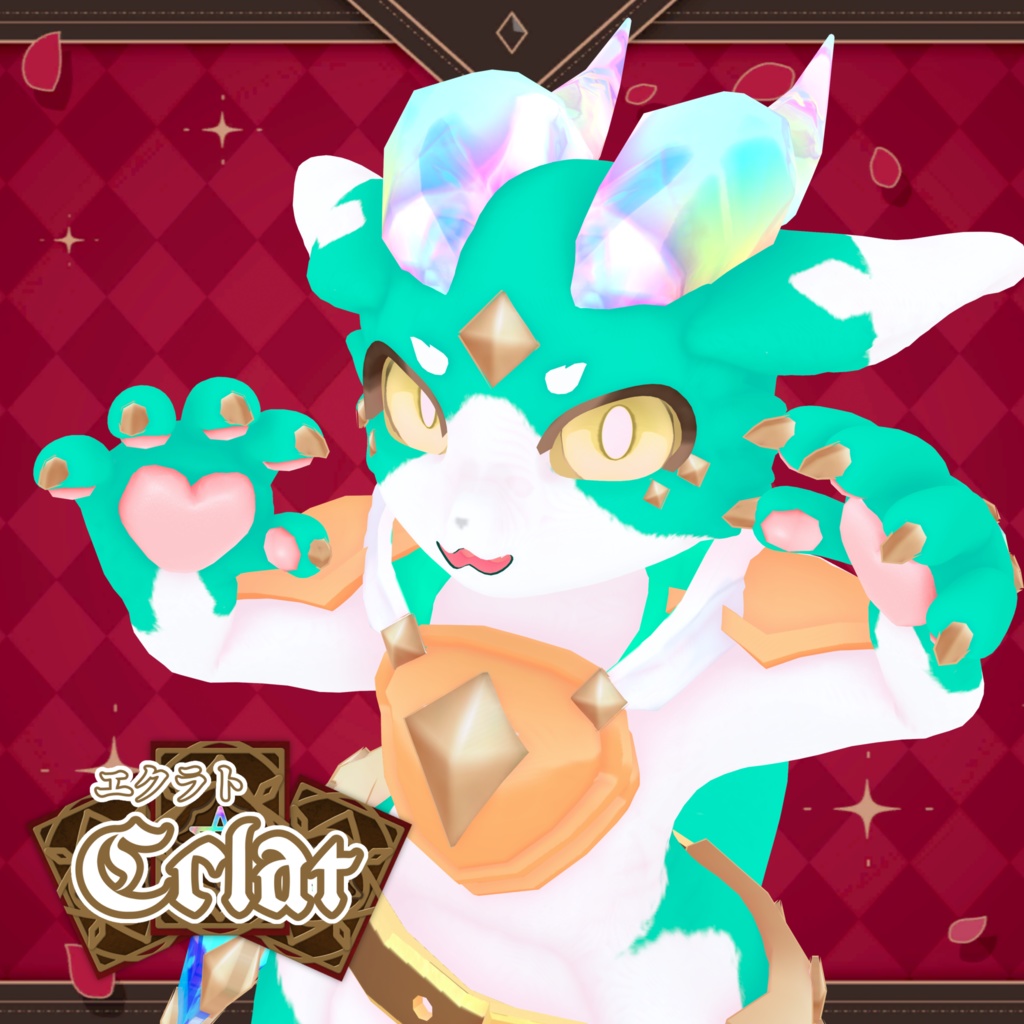 「リトス/エクラト」【素体vroidデータ付き】