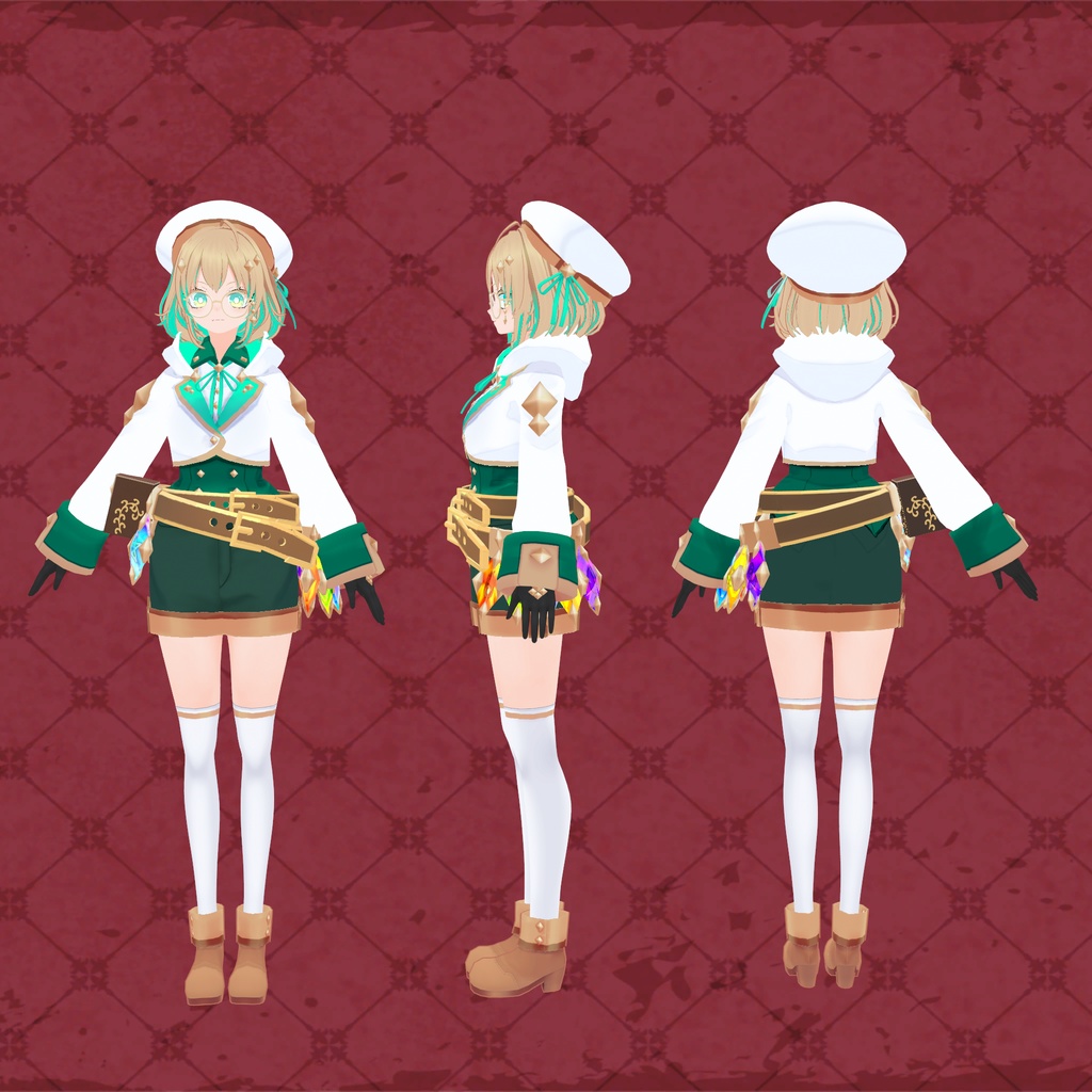 「リトス/エクラト」【素体vroidデータ付き】