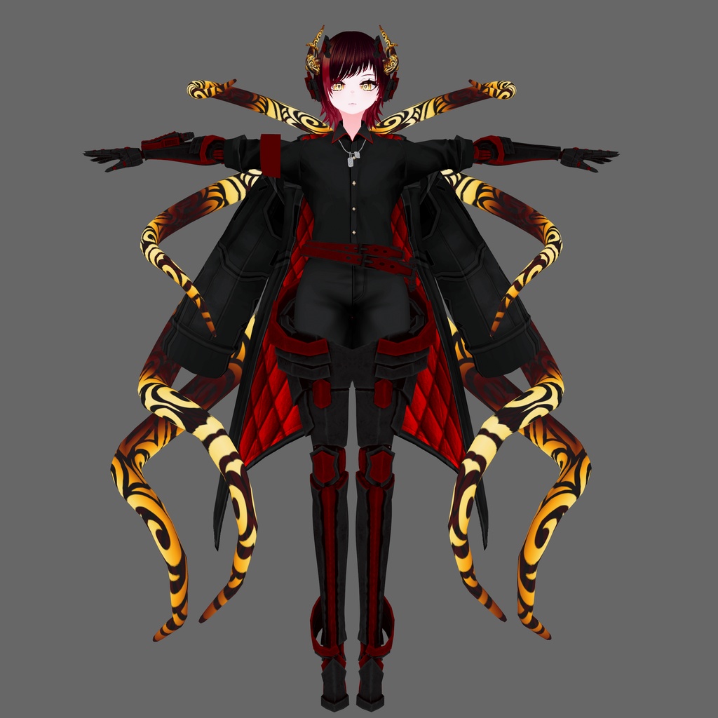 ノイラ・ソルシェ【素体vroidデータ付き】