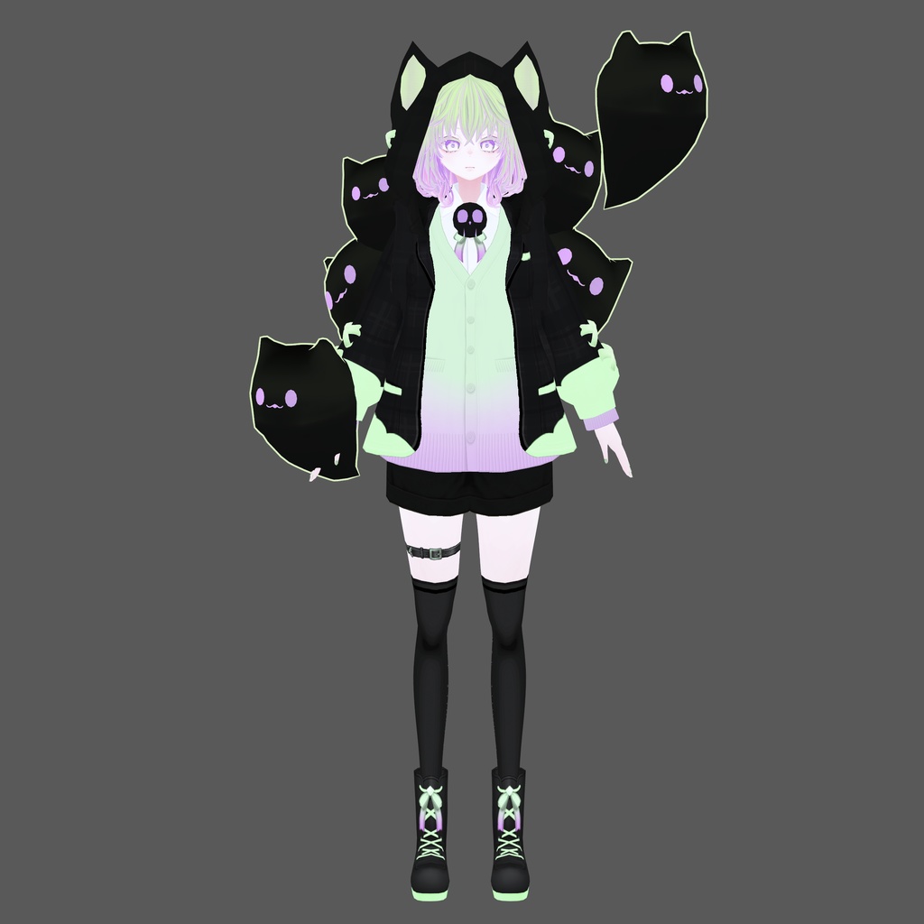ネコロ・ミリカ【素体vroidデータ付き】