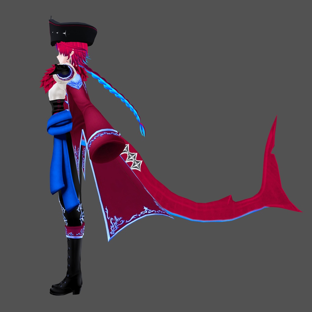 ラムナ・スカーレット【素体vroidデータ付き】