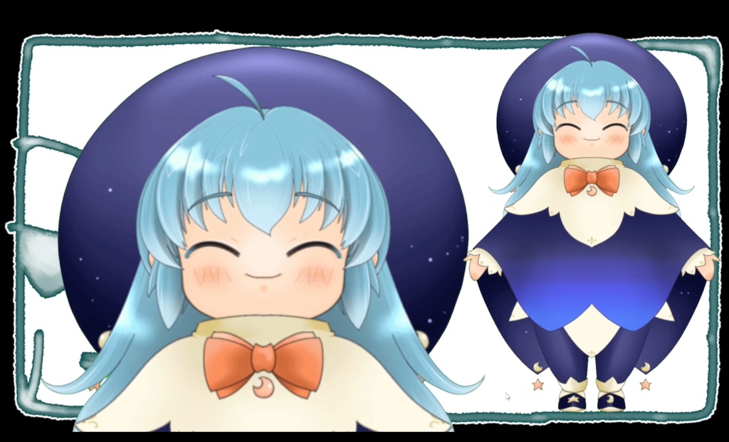 【Papet3G用】配信用立ち絵「星の子」【無料有り】