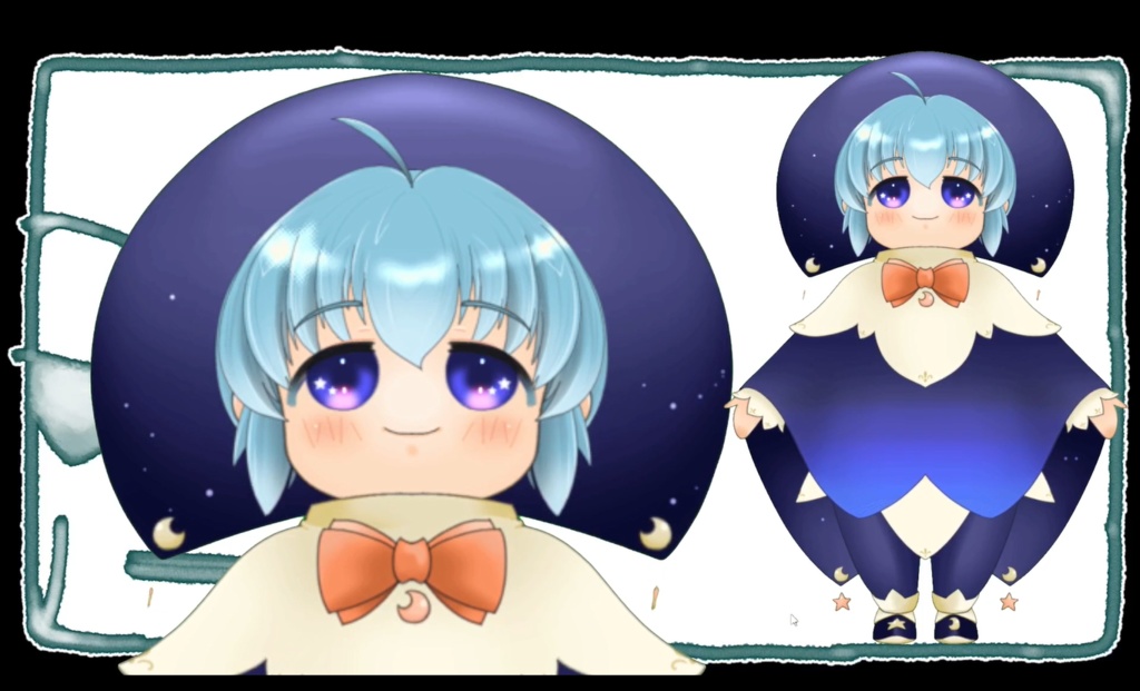 【Papet3G用】配信用立ち絵「星の子」【無料有り】