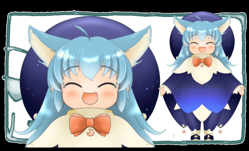 【Papet3G用】配信用立ち絵「星の子」【無料有り】