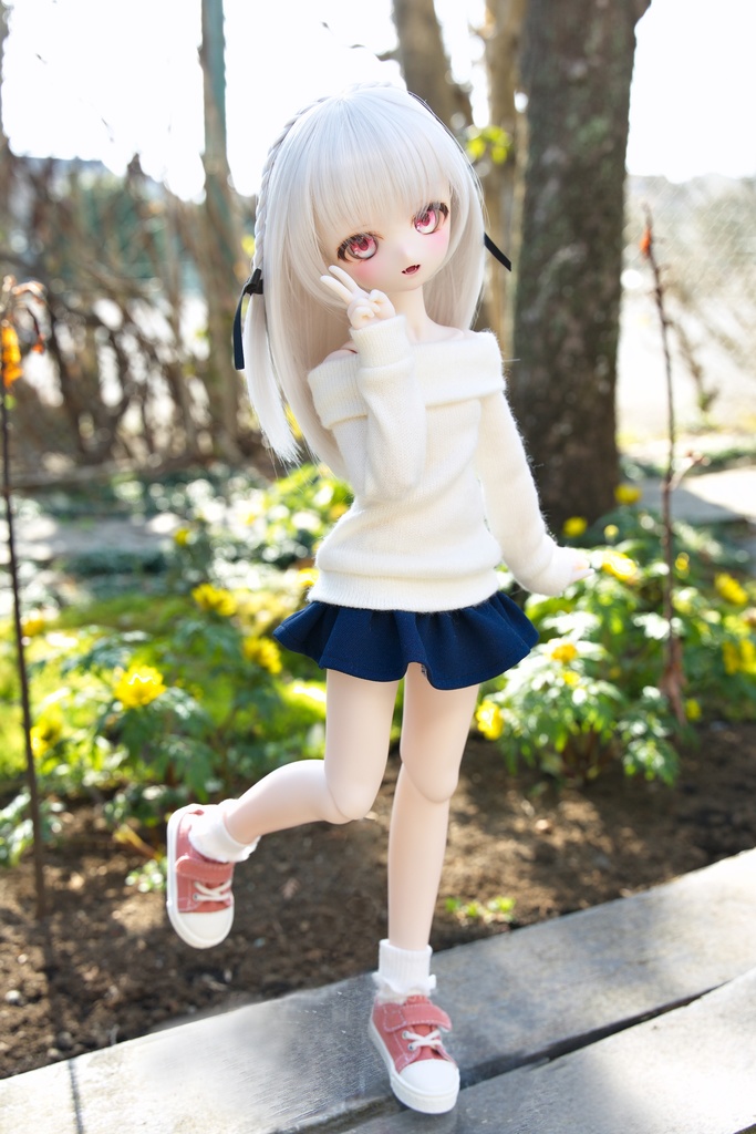 MDDサイズ オフショルニット(5色) ドール服