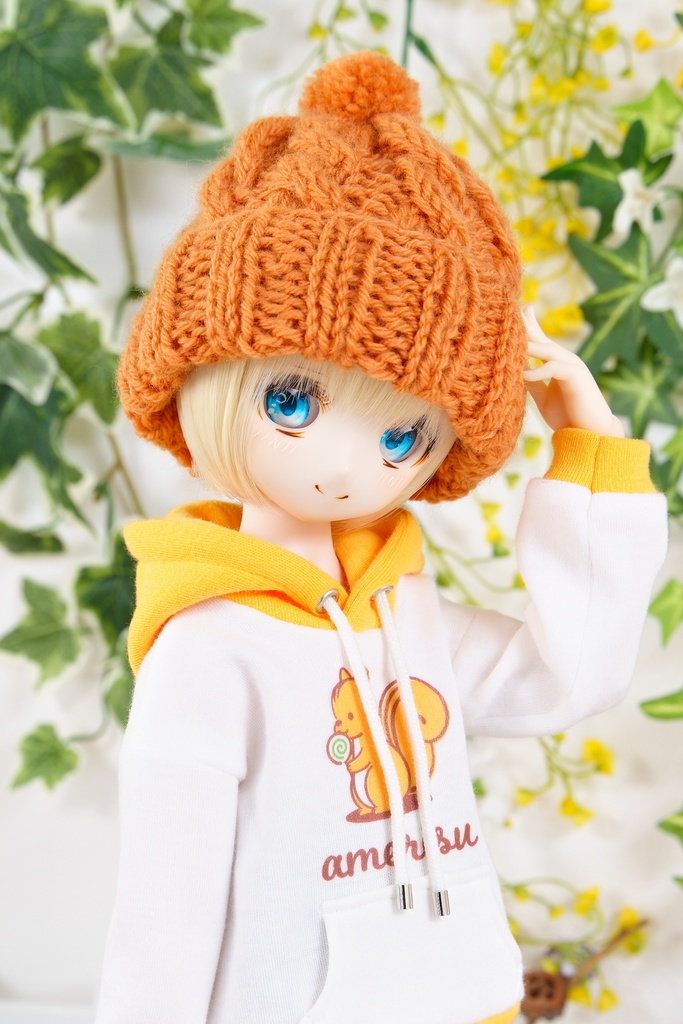 9インチサイズ ニット帽子( 3色) ドール服 MDD