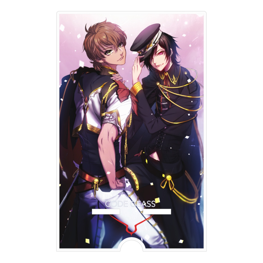 アクリルスマホスタンド【ルルーシュ&スザク】