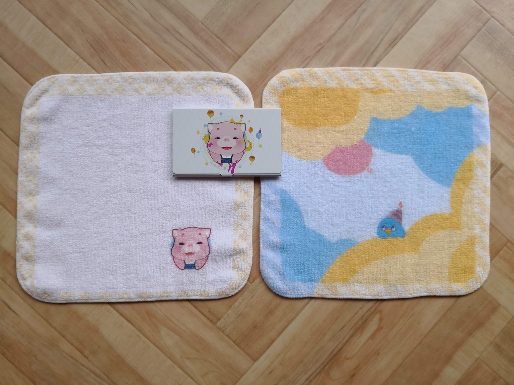 ろうそく君と何のしっぽ? タオル小