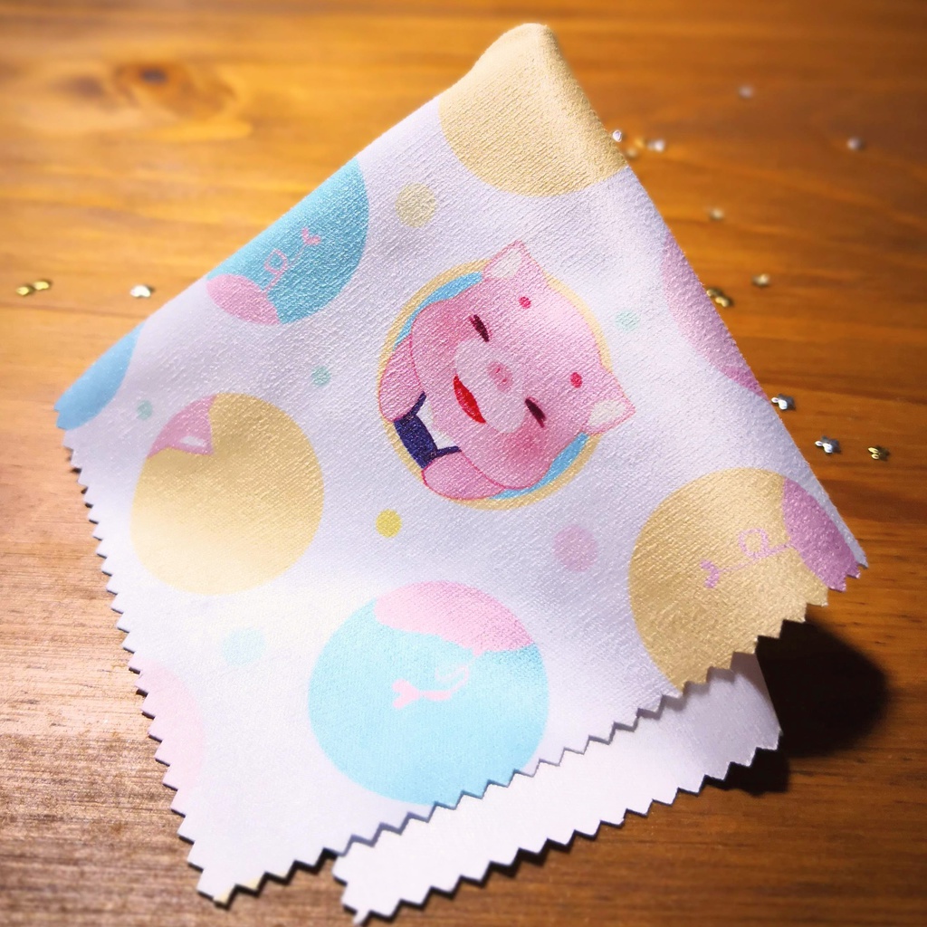 メガネ拭き -水玉かくれんぼ-