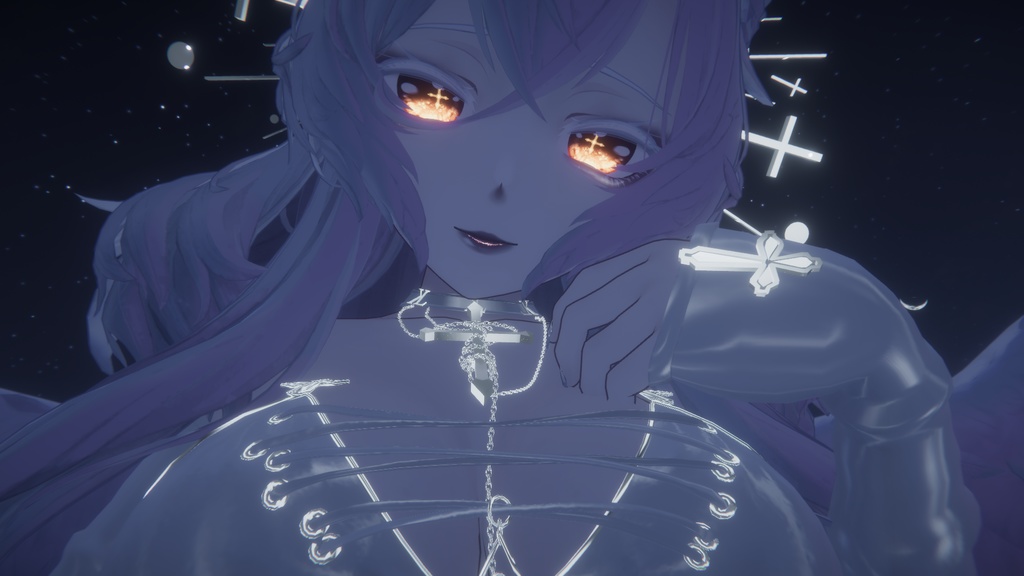 【桔梗ちゃん専用】吸血鬼風目+メイク+表情パッケージ