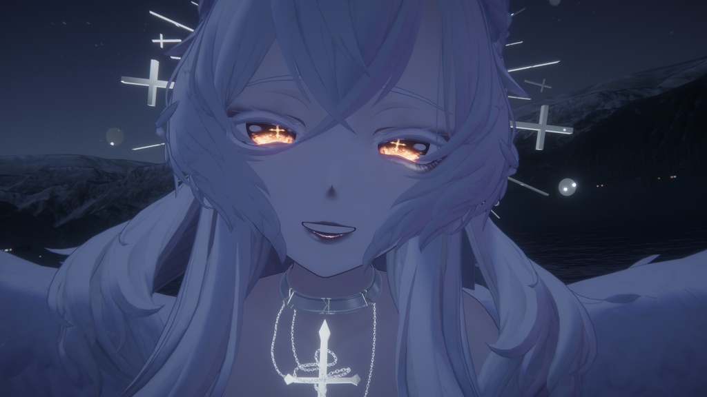 【桔梗ちゃん専用】吸血鬼風目+メイク+表情パッケージ