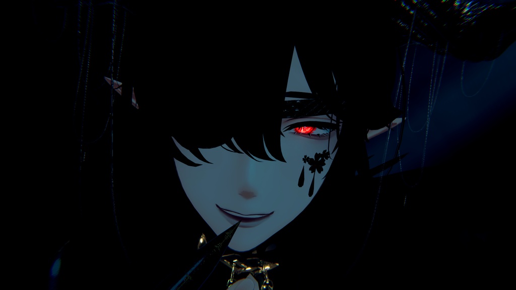 【水瀬専用】吸血鬼風目+メイク+表情アニメーション