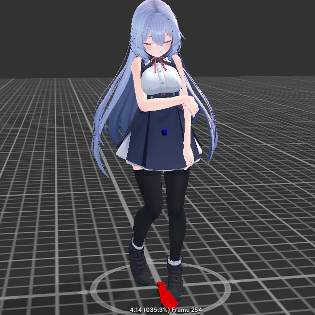 【桔梗ちゃん】立ちポーズ+AFKモーション