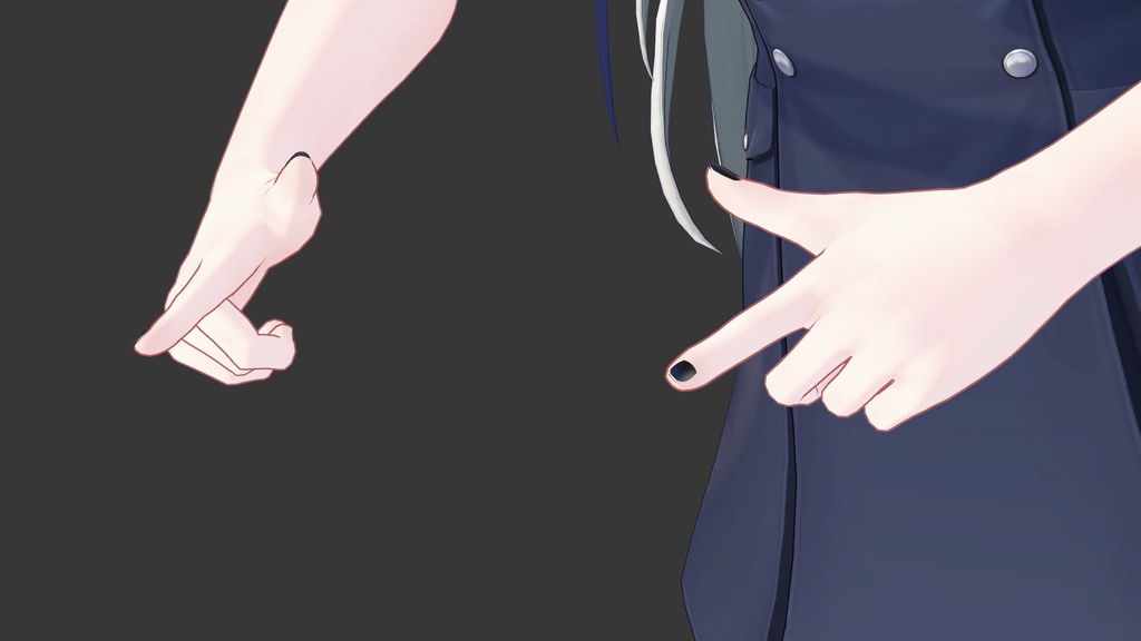 【女性アバター用】ハンドサイン