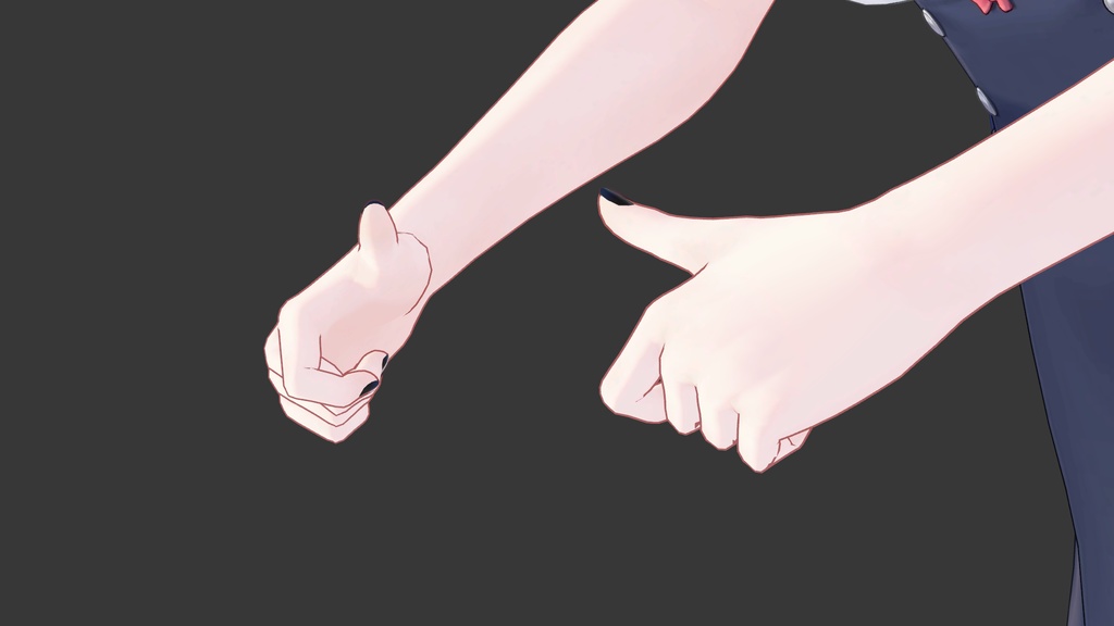 【女性アバター用】ハンドサイン
