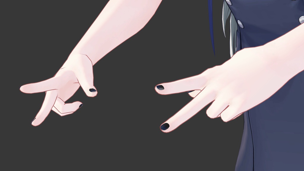 【女性アバター用】ハンドサイン