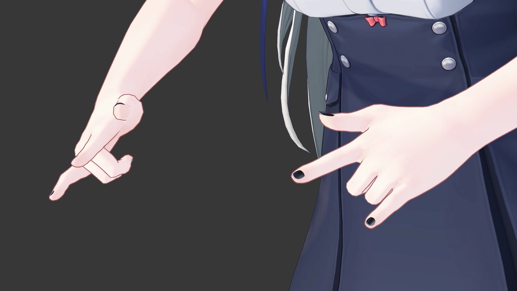 【女性アバター用】ハンドサイン