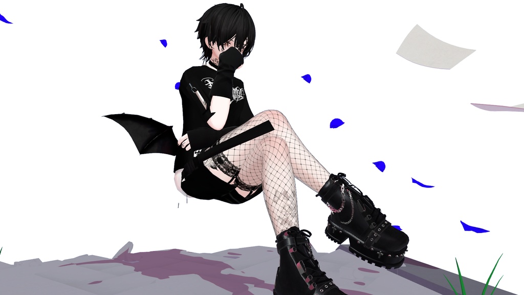 【森羅shinra用】かっこいい男の子?!メイク+表情アニメーション等々