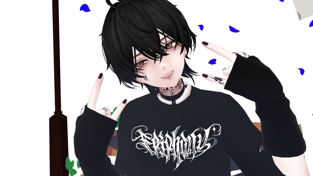 【森羅shinra用】かっこいい男の子?!メイク+表情アニメーション等々