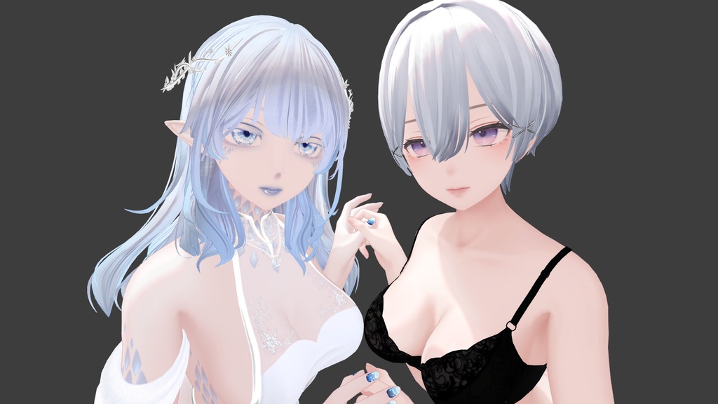 【森羅shinra用】動く!!深い海の瞳+メイクアップテクスチャ