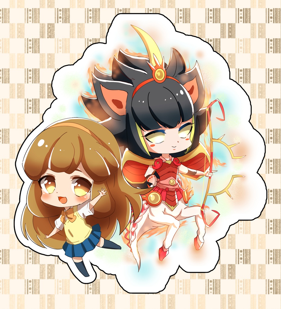 黄名子&アマテラスキーホルダー