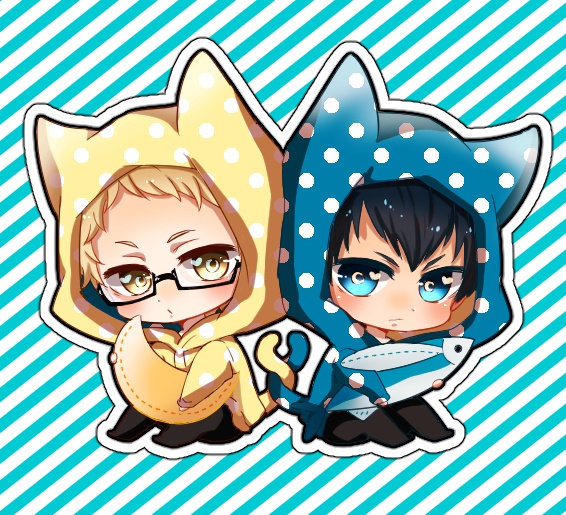 月影アクリルキーホルダー