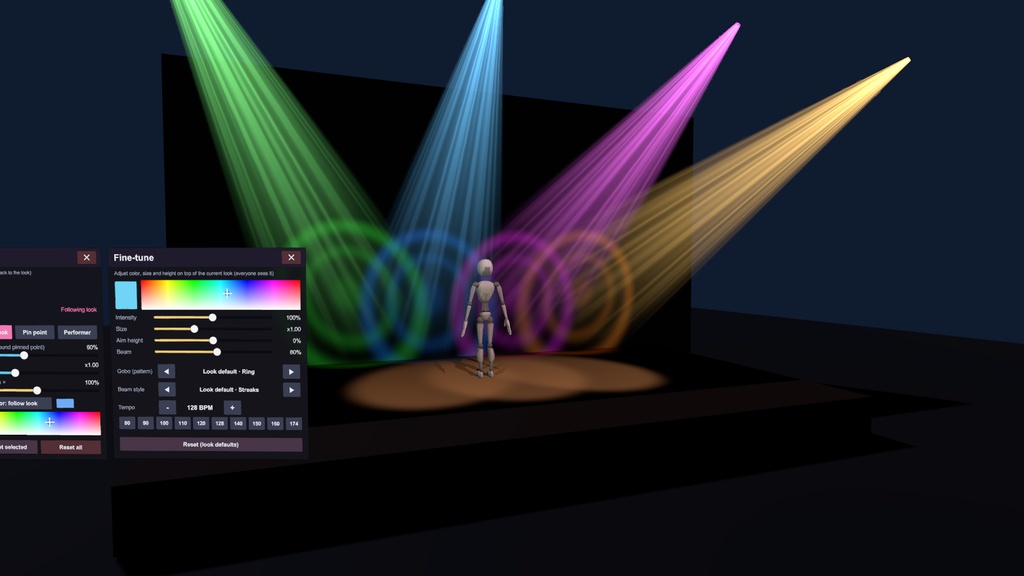 StageLight Control System / GZC Light Kit(꿀죽창 ライトキット)|VRChatワールド用 ステージ照明演出システム