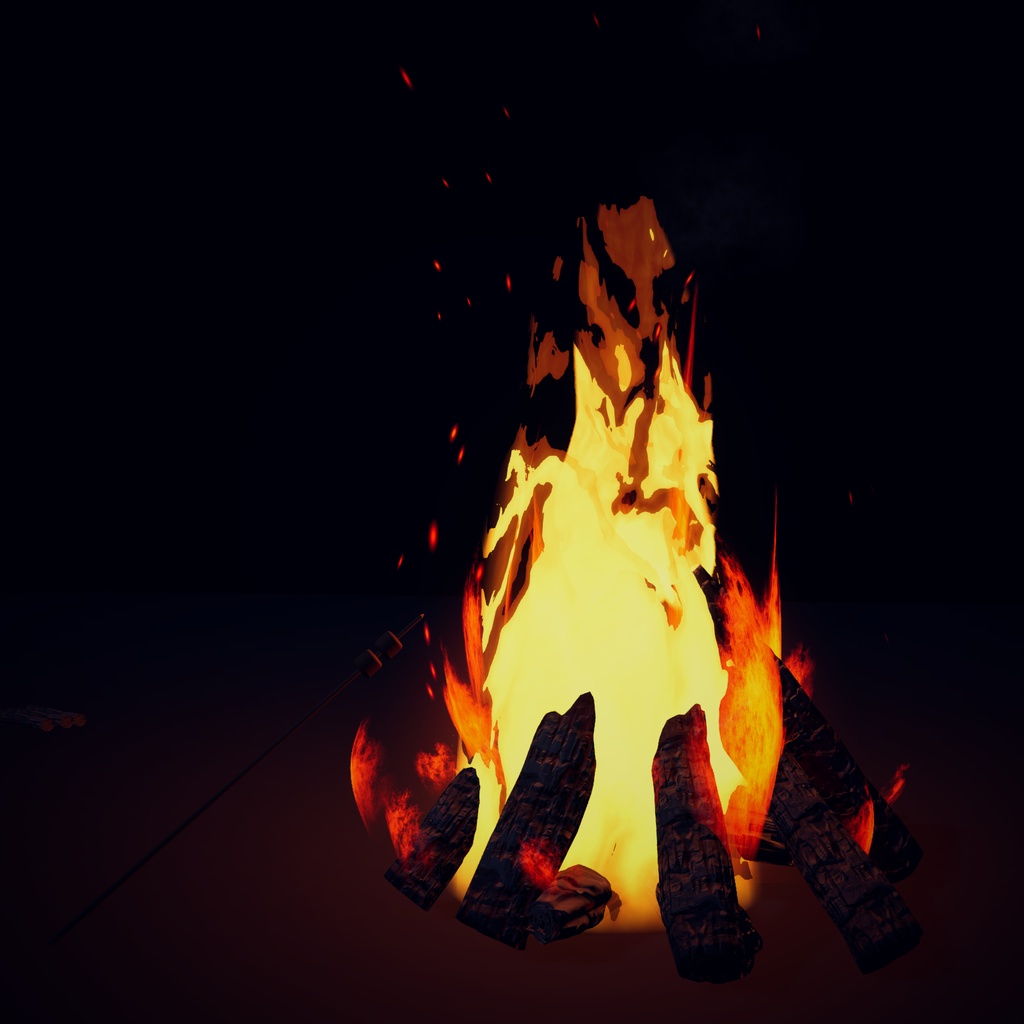 [VFX] Realtime CampFire/캠프파이어 이펙트 -GZC-