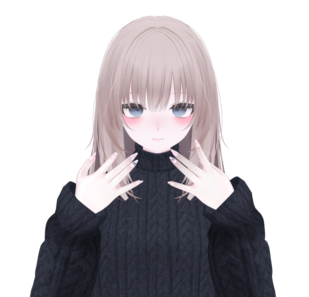 【無料/FREE】【10アバター対応】🫧🦭summer nail🐬🫧