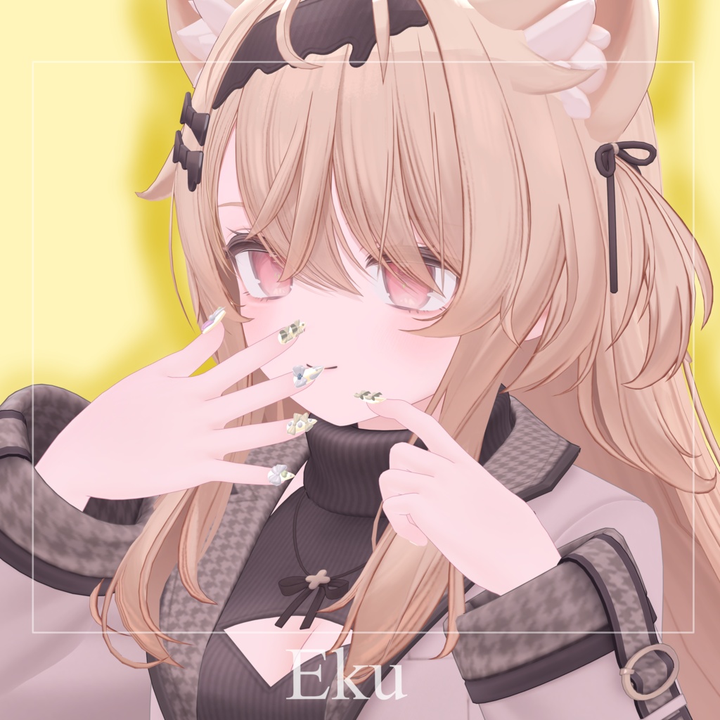 【SALE】【11アバター対応】꒦꒷melty ribbon nail꒷꒦