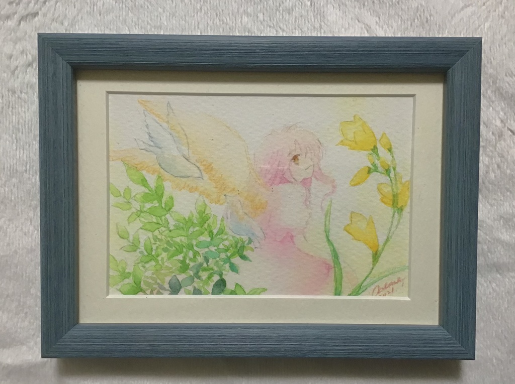 額装原画)春の精霊