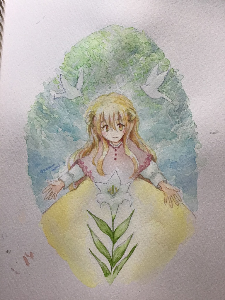 額装原画）祈り