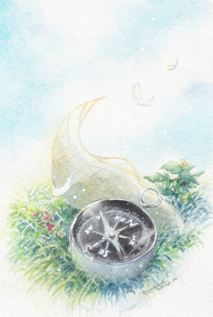 額装なし原画）導きのてんし