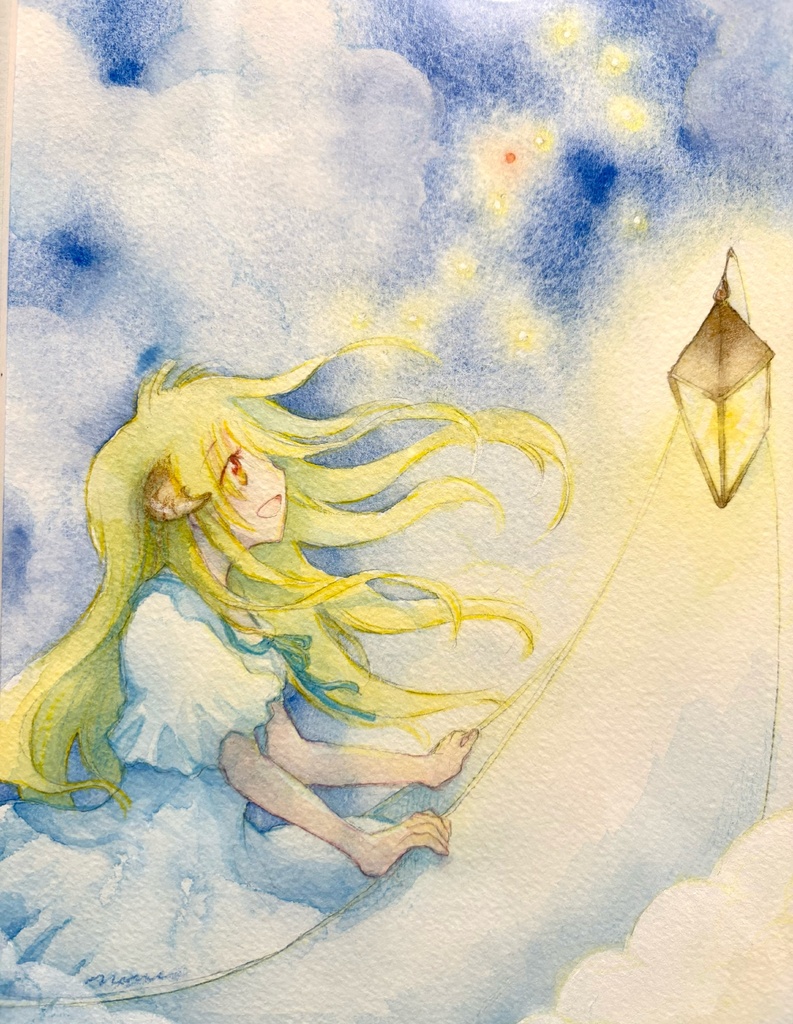 額装原画）星渡る