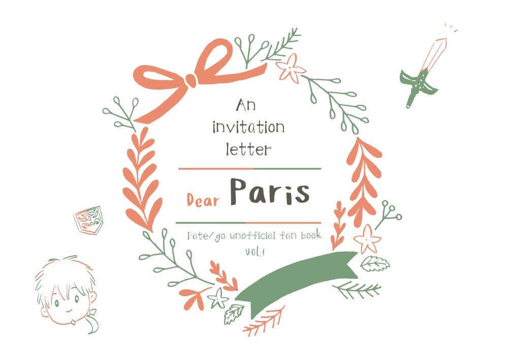 An invitation letter dear Paris