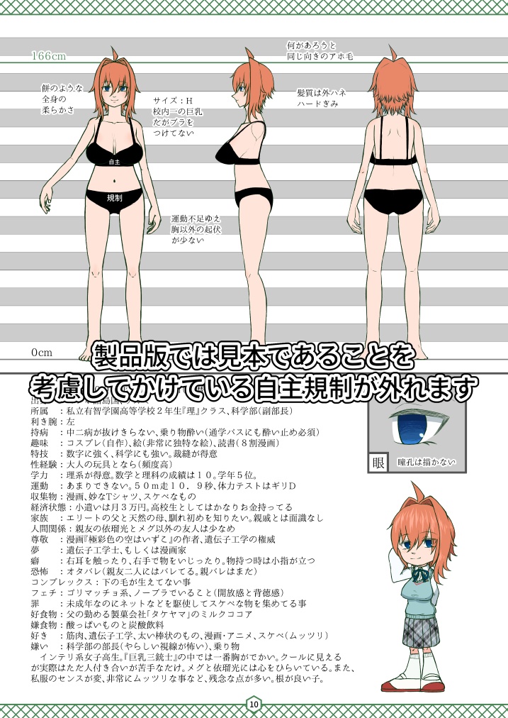 【R-15】メビウスノカケラキャラ資料(1)【BOOTH専売】