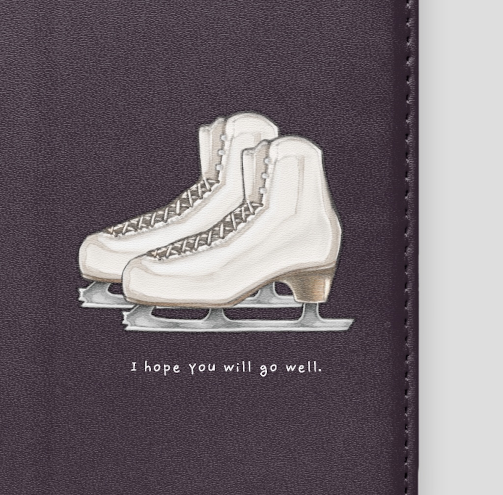 手帳型Androidケース【白/赤バラ】