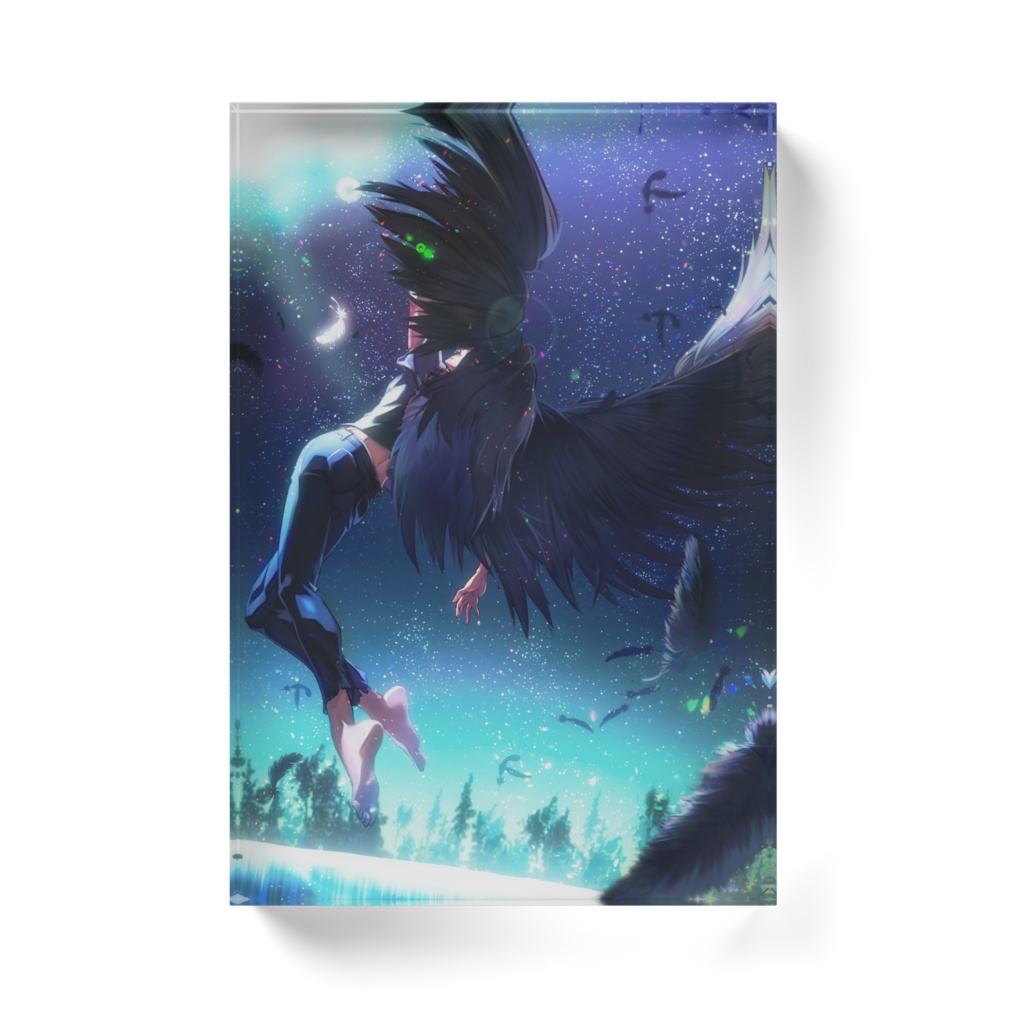 「鴉と白鳥」鴉ver