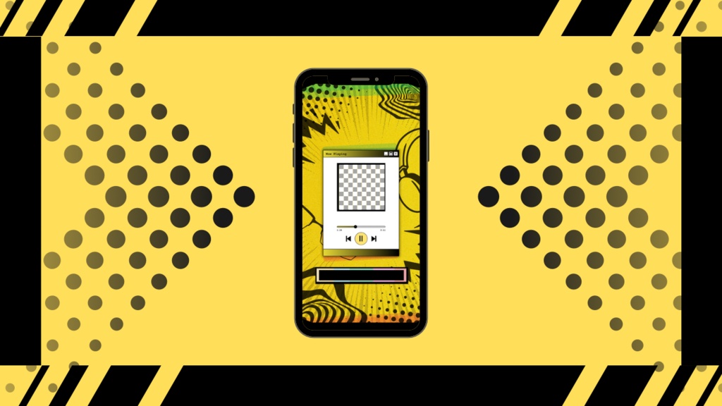 スタイリッシュ壁紙 – Yellow Pop