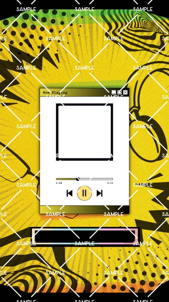 スタイリッシュ壁紙 – Yellow Pop