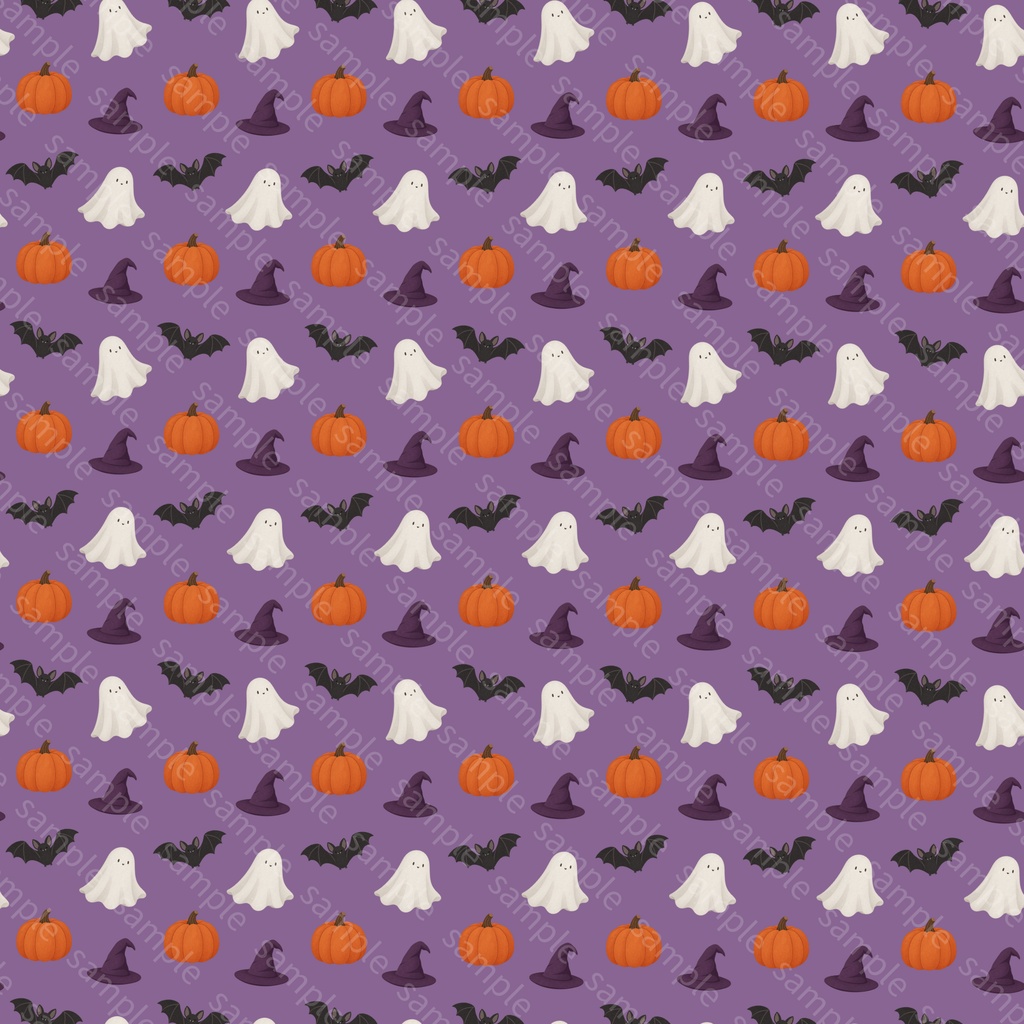 大人かわいいハロウィン柄|デジタルペーパー 6カラーセット
