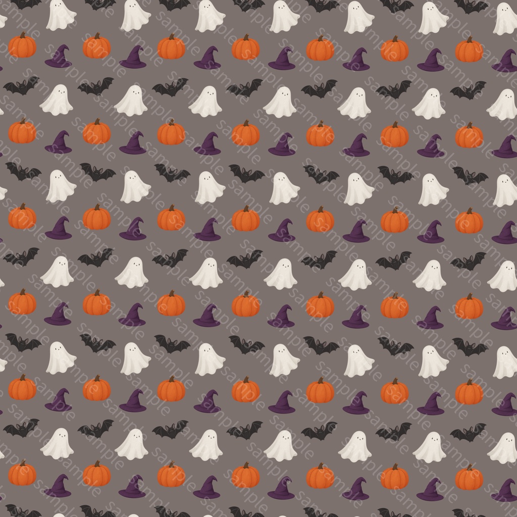 大人かわいいハロウィン柄|デジタルペーパー 6カラーセット