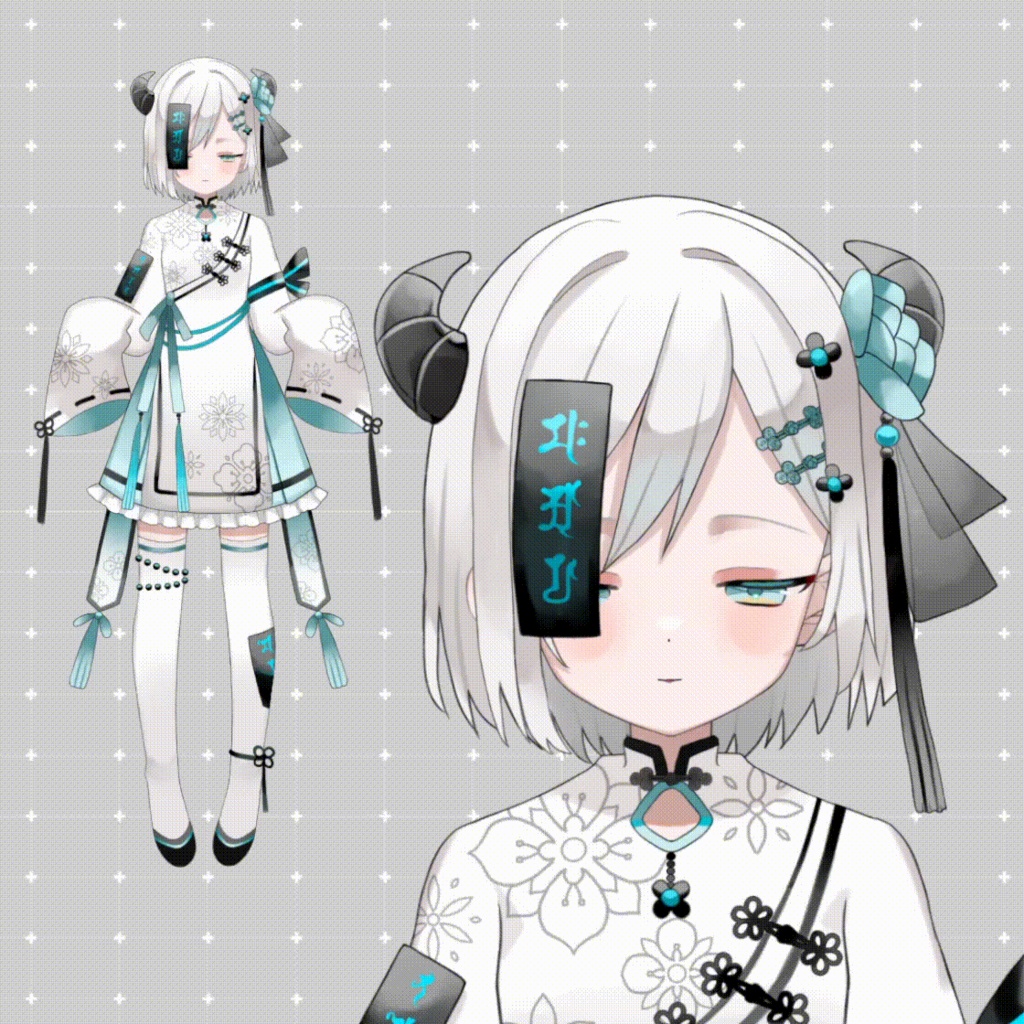 【限定1点】キョンシーな女の子【VTS/VB対応】