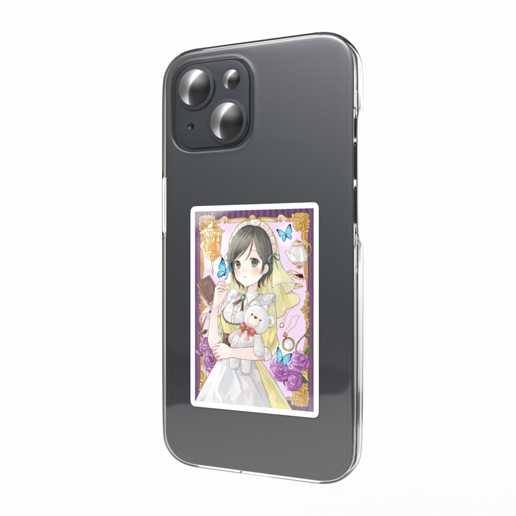 スマホステッカー/1周年記念一枚絵