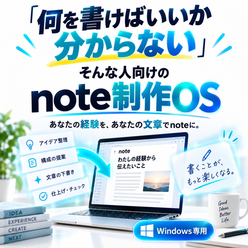 note制作OS｜「何を書けばいい？」から1本完成まで